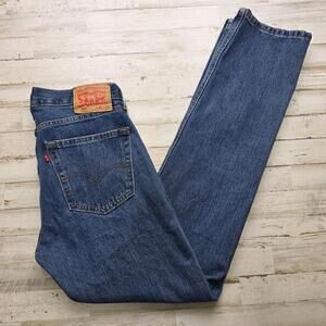 Levi's Men's 505 Jeans 30x34 Straight Leg 100% Cotton Broken In Comfortable